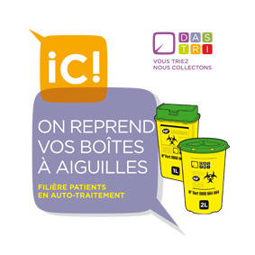 Sticker point de collecte (seuls les points de collecte Dastri peuvent l&rsquo;utiliser)