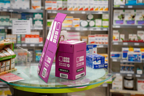 Boîtes DASTRI en pharmacie